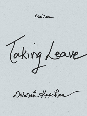 cover image of Taking Leave